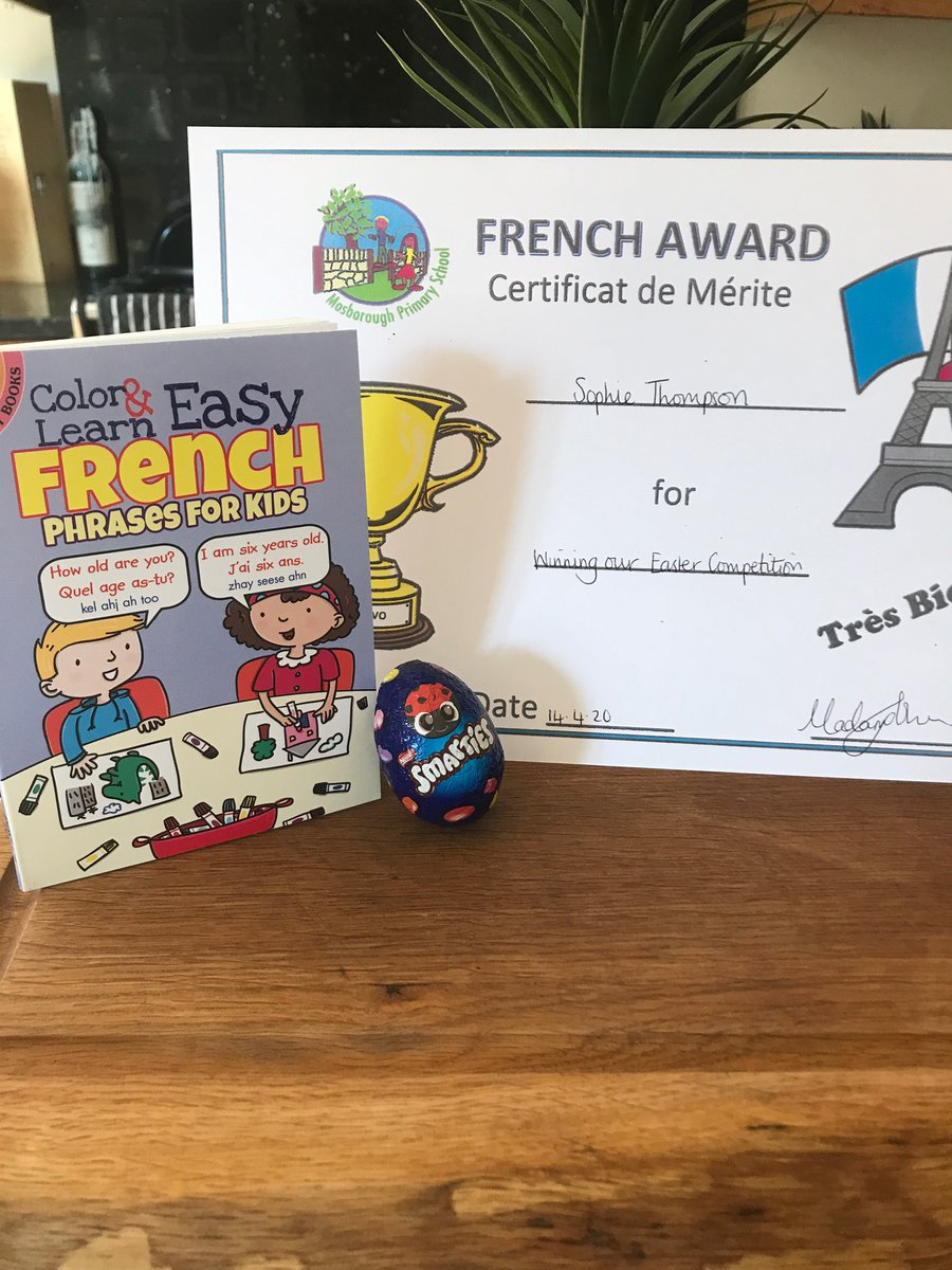MrsJ01159902's tweet photo. Y5 COMPETITION WINNER 

🇫🇷🏆SOPHIE THOMPSON🏆🇫🇷

Your prizes will be delivered soon 
@mosboroughpri https://t.co/ycYdXMfUff