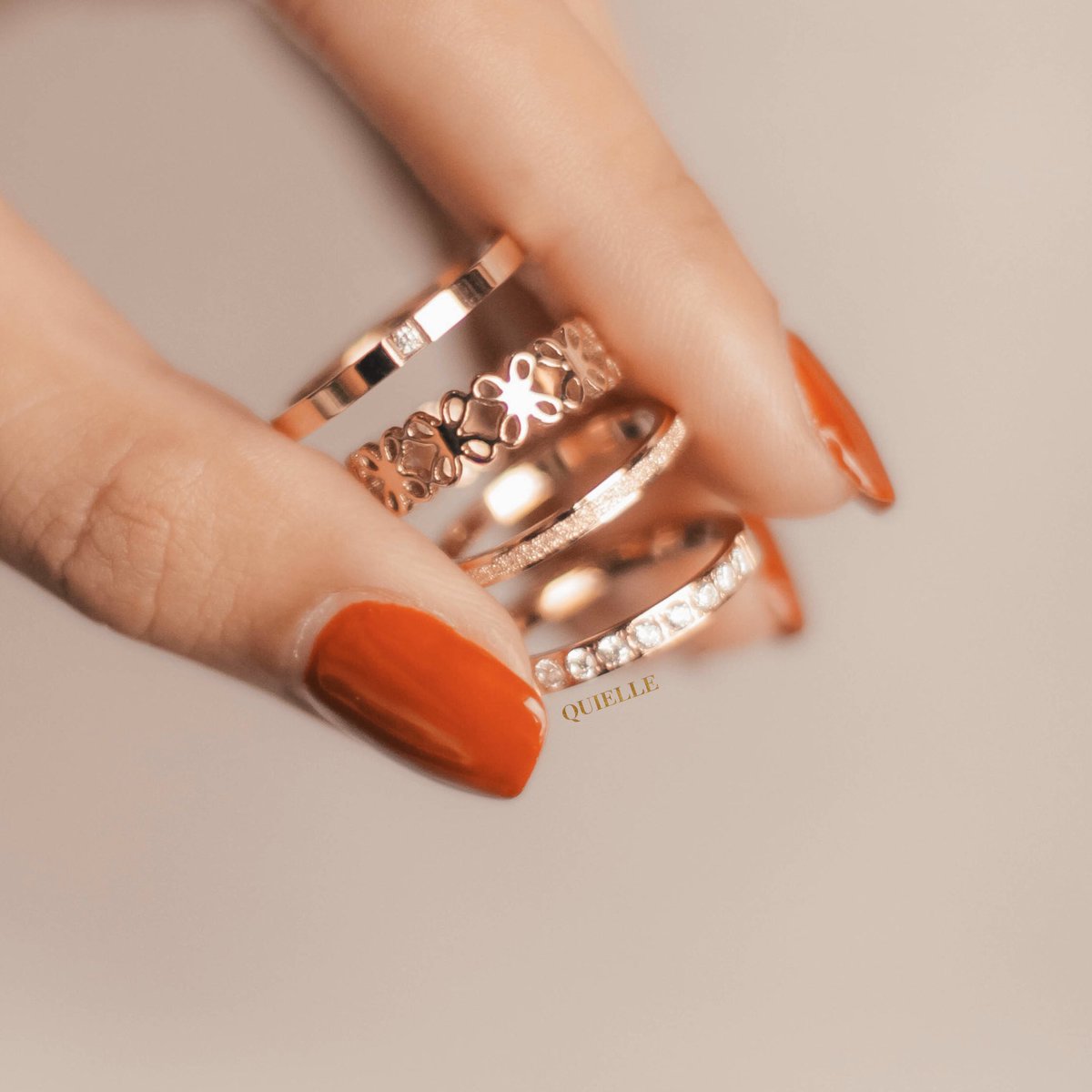 QuiellePH's tweet image. Dainty rings for everyday wear😍😍😍