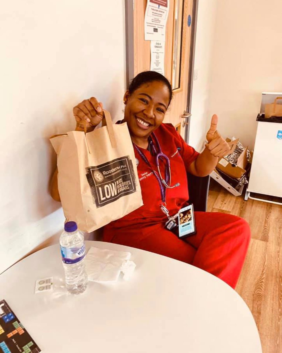 RoostersPP's tweet photo. Roosters delivering to our heroes at Wrexham park hospital 🏥 A big thank you to Agristo and Magna Foodservice for supplying the free food 👌 #wereinthistogether https://t.co/XurVFfAiQb