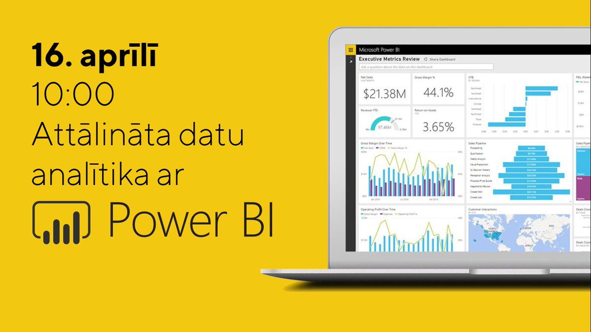 ElvaBaltic's tweet photo. Turpinot bezmaksas vebināru ciklu, 16. aprīlī jūs iepazīstināsim ar datu analītikas rīku Power BI un aplūkosim:
📊 ko var paveikt ar Power BI
📊 dažādu datu avotu kombinēšanu
📊 atskaites izveidi 8 minūtēs
📊 pārskatu koplietošanu

Reģistrējies: https://t.co/zZRgzfrgiX https://t.co/2LWqHiLP0b