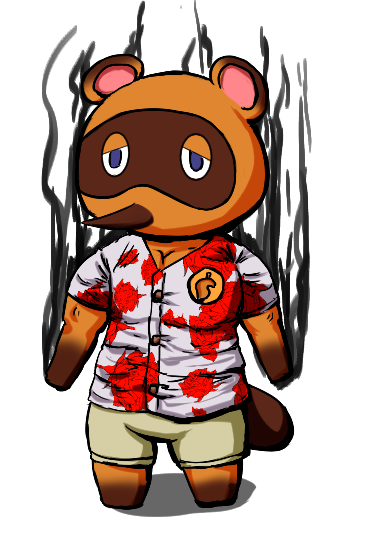 最近あつ森やっているので、たぬきちを描き描き。 
#あつ森 