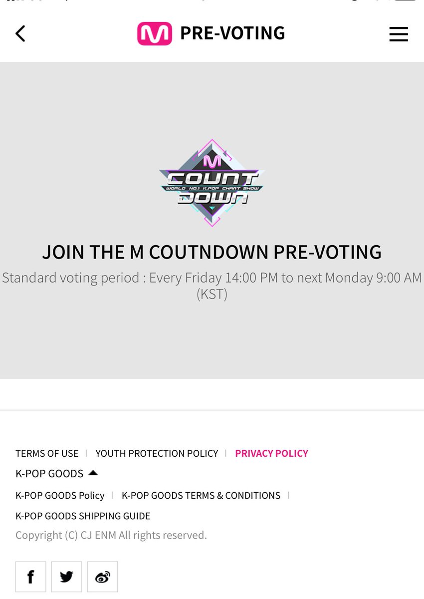 MWAVE VOTING PREPARATION• download the mwave app• sign-in using any of those social accounts given below.• note: you can only vote once per day per account so it’s better to vote with multiple accs!