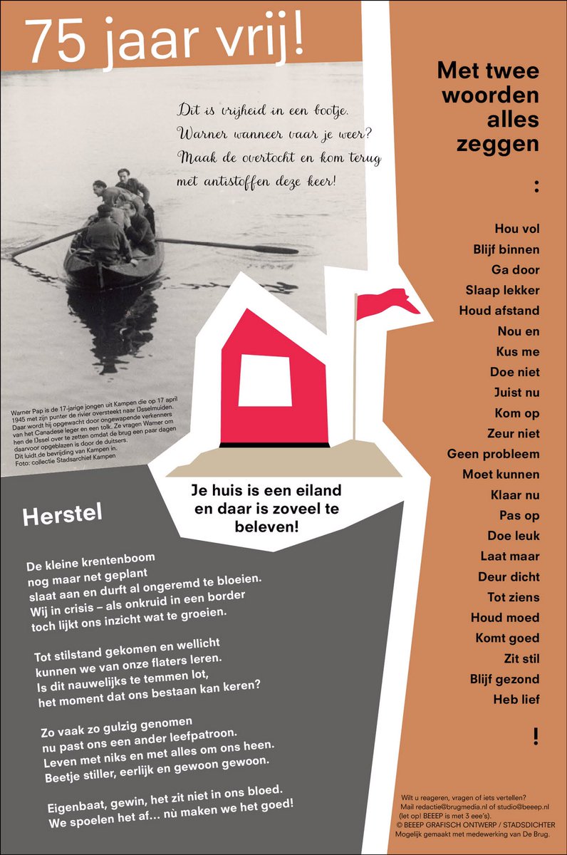 MET 2 ALLES ZEGGEN en meer poëzie! @brugmedia <a href="/wimdaniels/">Wim Daniëls</a> <a href="/gemKampen/">Gemeente Kampen</a> <a href="/KampenPartners/">Kampen Partners</a> #warnerpap #radicaalmild <a href="/BrendaVanOsch/">Brenda van Osch</a> #stadsgedichten