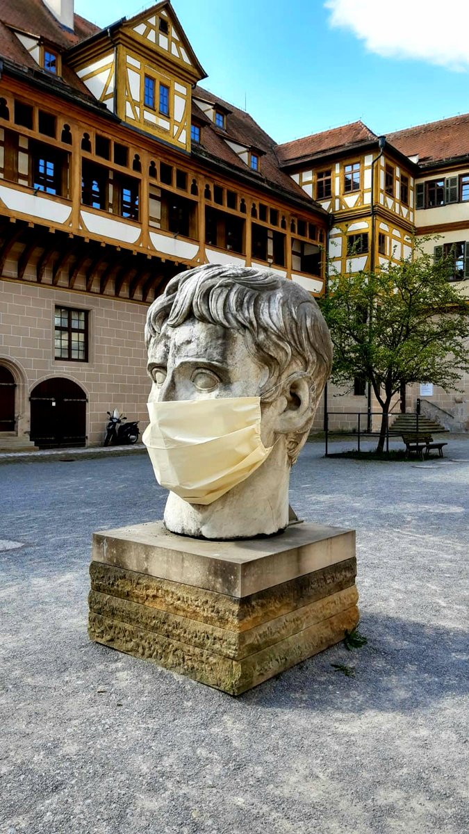 LisDarSy's tweet photo. @DIEZEIT @uni_tue @TuebingenStadt @thetimes @lemondefr @Presse_RmnGP if Augustus can do it, so can we !! 💪😷 https://t.co/9mumLhcrRe