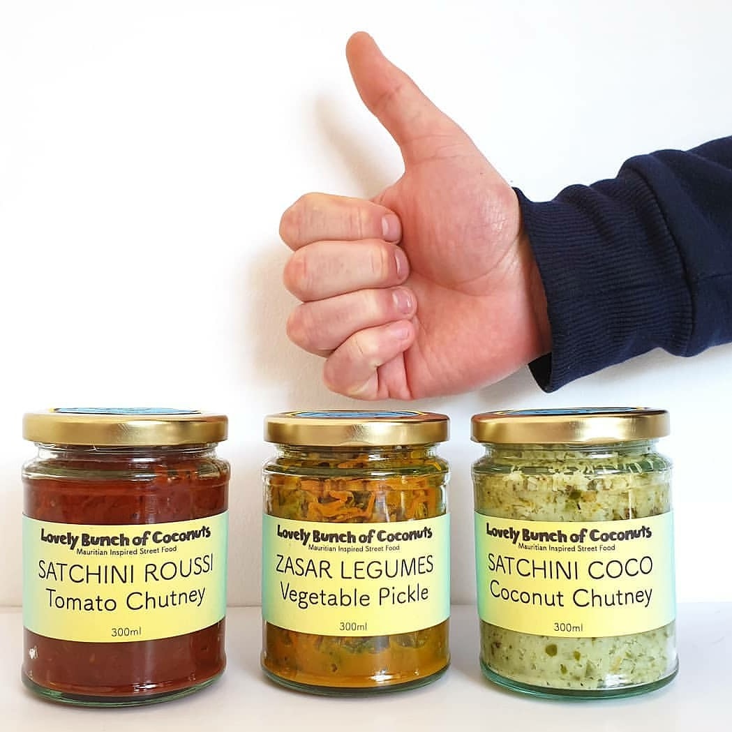 Victoria Park Market (@victoriaparkmk) on Twitter photo You can get the flavours of the amazing Lovely Bunch of Coconuts <a href="/ourcoconuts/">Lovely Bunch of Coconuts</a> via their homemade chutneys and pickles! Check out their page for info and DM them for orders 👍
#victoriaparkmarket You can get the flavours of the amazing Lovely Bunch of Coconuts <a href="/ourcoconuts/">Lovely Bunch of Coconuts</a> via their homemade chutneys and pickles! Check out their page for info and DM them for orders 👍
#victoriaparkmarket