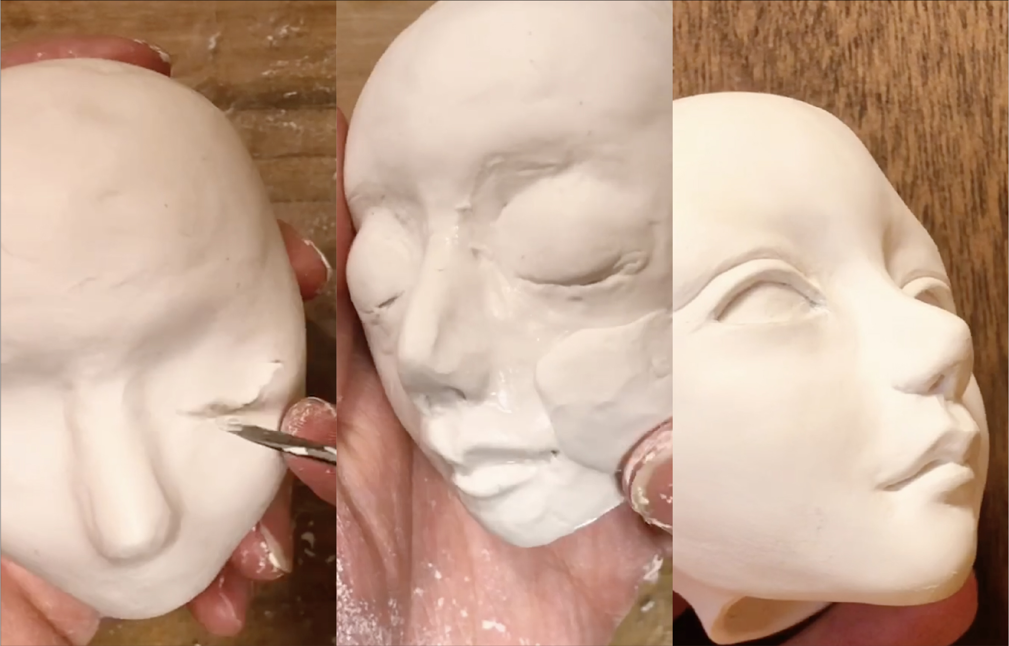 奥田拓郎 バロン人形制作 人形の顔の作り方を動画にしました 粘土を捏ねるところから 顔になるまでの過程をまとめています T Co 8djyhv6yrw 動画はコチラから 独学なので コメント欄にてご意見 アドバイスしていただけると嬉しいです