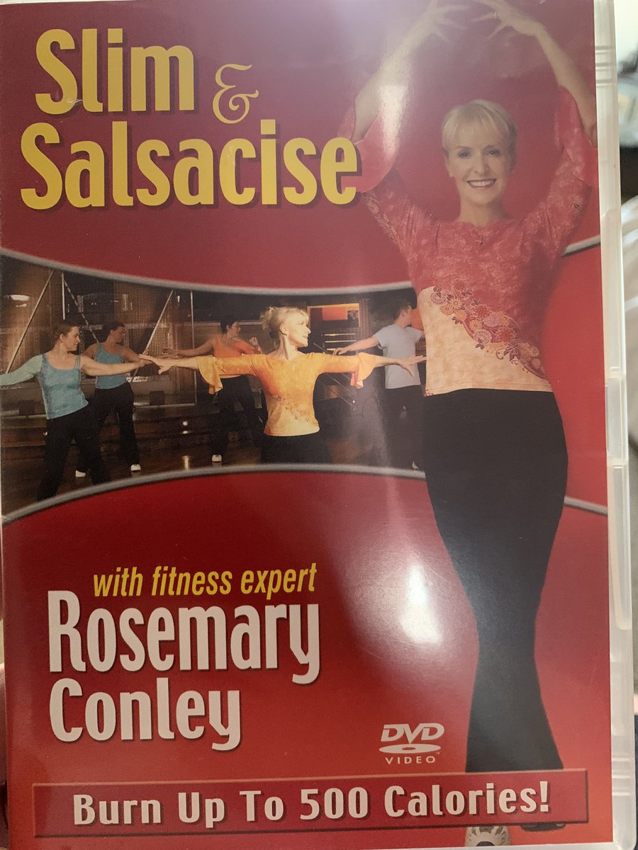 Started my day with <a href="/RosemaryConley/">Rosemary Conley CBE</a> Slim &amp; Salscaise. I need to motivate myself and get fitter.