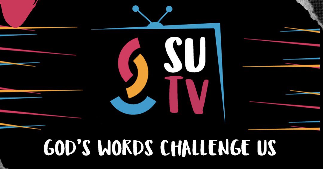 SUTVlive's tweet photo. Join Jenny, Hannah, Bruce and Eilidh at 4pm for more fun and teaching in today’s episode 😃 You can catch up on this, and all previous episodes, on https://t.co/lQBKbVWp8p! #godswords #youbelonghere https://t.co/Zi9abLHcqG