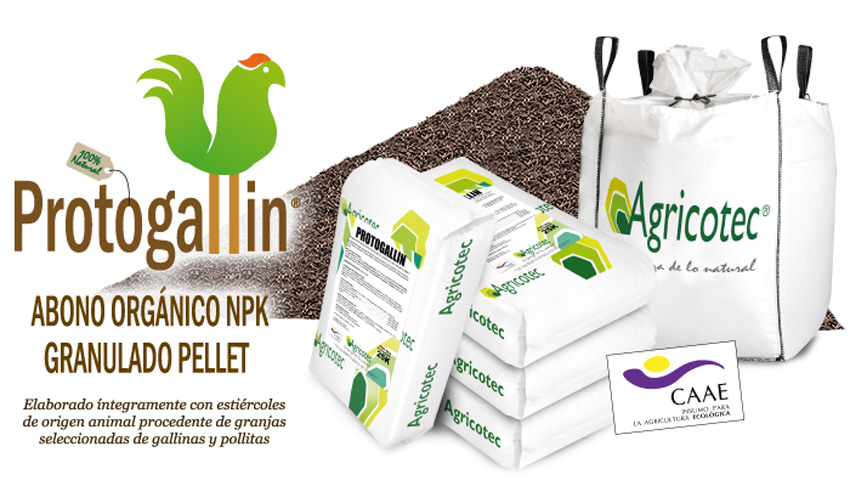 Agricotec on Twitter: "#Protogallin es un abono orgánico NPK granulado en  #Pellet elaborado con estiércoles procedentes de granjas seleccionadas de  gallinas y pollitas. Certificado como insumo para su uso en agricultura  ecológica.