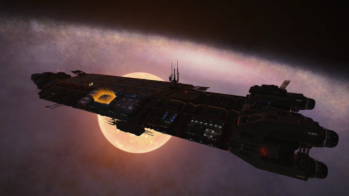 CmdrRheeney's tweet photo. What a place to have your carrier parked! Thanks for the MC seat @TadoChip ... what an awesome place to do some filming! #EliteDangerous #AboveTheGalacticPlane #theBuurPit https://t.co/dtNNDhBU5T