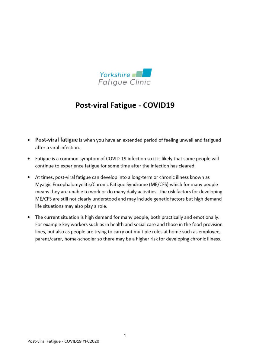 JoetheOT's tweet photo. Recovering from coronavirus COVID19?
Get back to your daily activities &amp; reduce the chance of developing long-term fatigue problems.
Please RT to help people in their recovery whether they’ve been mildly or more severely affected. https://t.co/5bVZdyXk8C https://t.co/QM4a1sywhO