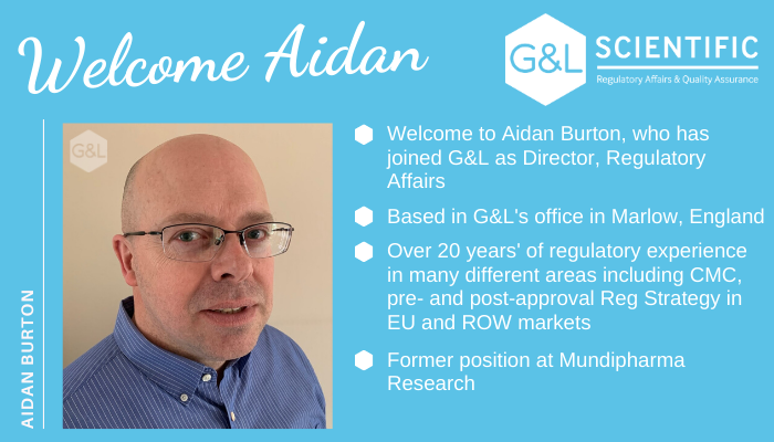G_LPeople's tweet photo. During these difficult times, G&amp;L is continuing to honour recruitment commitments and support staff throughout our global offices. We therefore would like to welcome Aidan Burton who has joined G&amp;L as Director, Regulatory Affairs. Great to have you on board.

#welcometotheteam https://t.co/2Umkap2Ua9