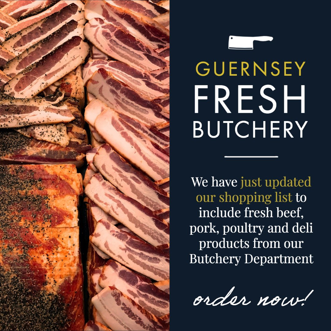 GUERNSEY - More Fresh Butchery Lines Added! - Staying in = Culinary exploration and you need the ingredients! We've added dozens of new fresh butchery products to our offering for Collection or Delivery. #keepingtheislandsfed #guernsey  mailchi.mp/4f4c4044fc8d/e…