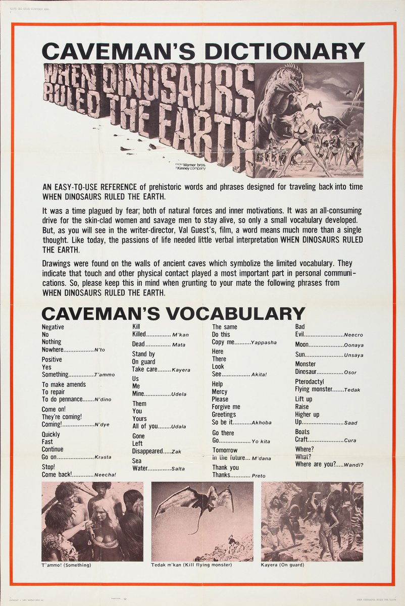 I am totally in love with the Caveman's Dictionary and will be using it exclusively from now on.