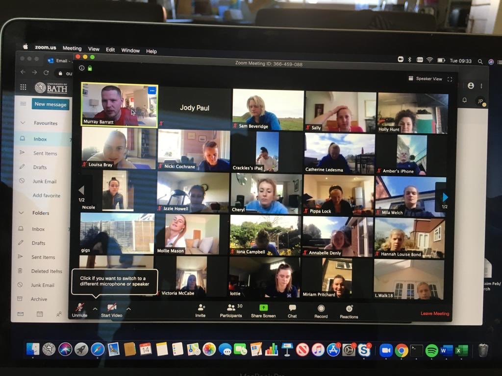 Staying connected! Thank you <a href="/Murray_Barratt/">Murray Barratt</a> a great way to describe the next block of conditioning work 🏋️‍♀️