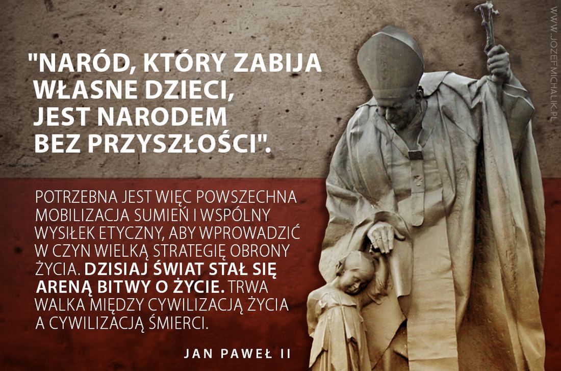 Tweety duchowe в X: „"Wołanie to kieruję do wszystkich moich rodaków bez  względu na przekonania religijne. Do wszystkich ludzi, nie wyłączając  nikogo. Z tego miejsca jeszcze raz powtarzam: +naród, który zabija własne