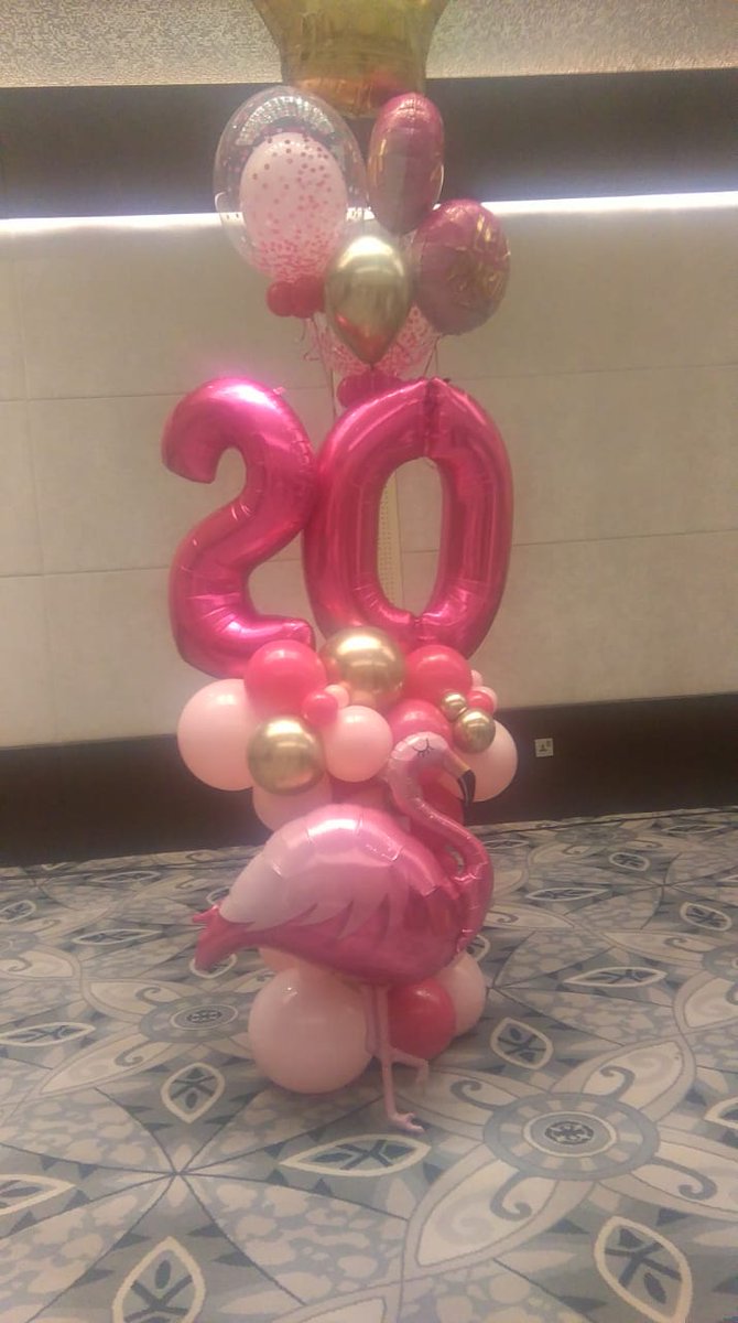 DecorHeavens's tweet photo. 20th birthday mini column #balloondecor #ballooncolumn #20thbirthdayideas #airfoilballoonideas #junglefieldoccasions @DecorHeavens https://t.co/hzSUM1mUYW