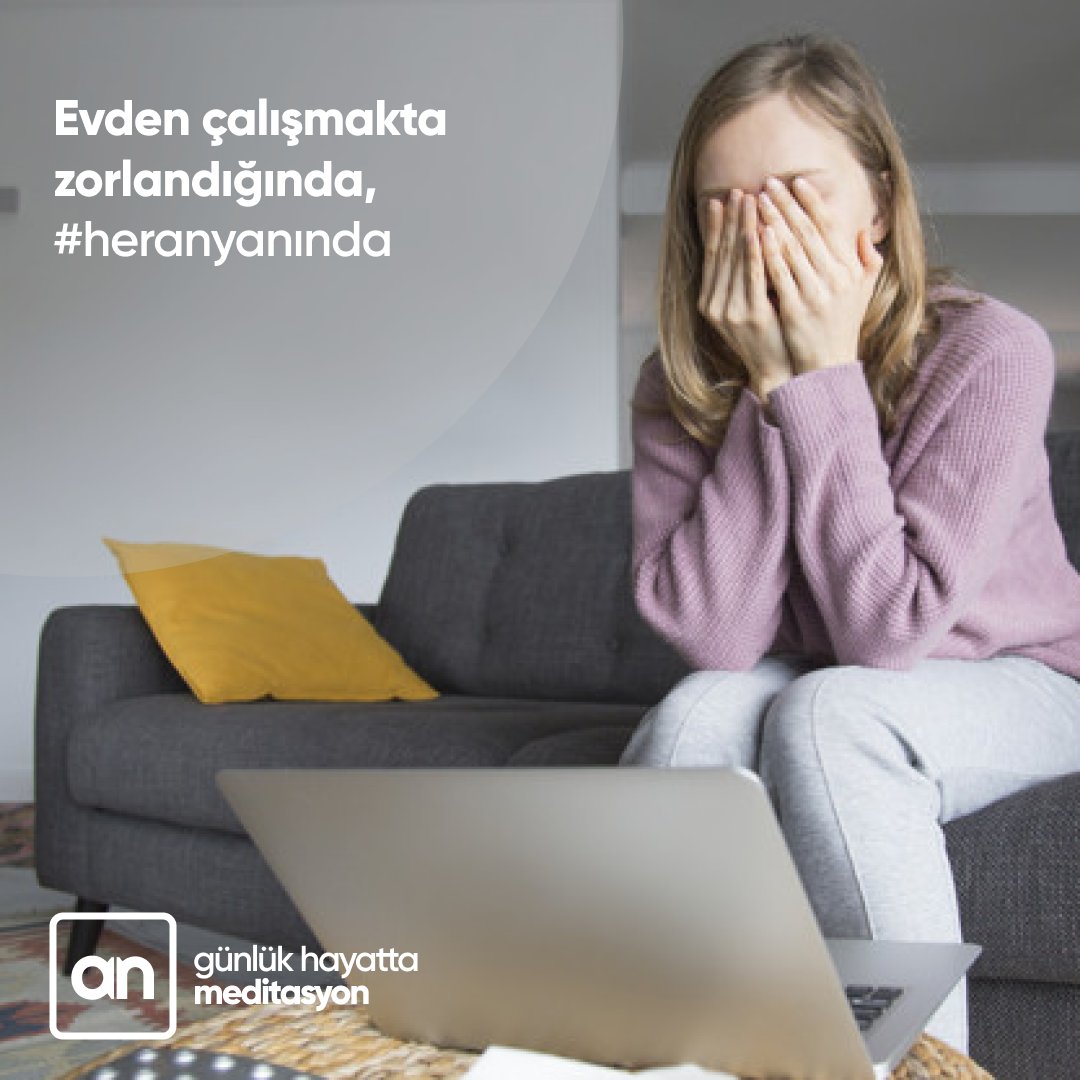 Ofisi, çalışma masanı, iş arkadaşlarını özlüyorsan, evde işe konsantre olmakta zorlanıyorsa veya işe odaklanamıyorsan kısa bir meditasyon arası ver.

#evdekal #meditasyonyap #anapp #meditasyon #mindfulness
#covid_19 #sakinkal #sağlıklakal #heranyanında #anıntadınıçıkar