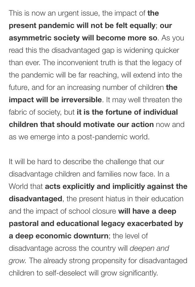 Dan Nicholls (@drdannicholls) on Twitter photo Urgent action required: addressing the widening disadvantaged gap, before it becomes irreversible for more children: dannicholls1.wordpress.com/2020/04/05/urg… <a href="/CSTvoice/">Confederation of School Trusts</a> <a href="/LeoraCruddas/">Leora Cruddas CBE</a> <a href="/RealGeoffBarton/">Geoff Barton</a> @NSC_DfE <a href="/Cabotfederation/">Cabot Federation</a> <a href="/TeacherToolkit/">🇬🇧 TeacherToolkit.co.uk</a> <a href="/teacherhead/">Tom Sherrington</a> <a href="/Carter6D/">Sir David Carter</a> <a href="/hanstentiford/">Hannah Woodhouse</a> <a href="/Pupil_Premium/">Pupil Premium</a> Urgent action required: addressing the widening disadvantaged gap, before it becomes irreversible for more children: dannicholls1.wordpress.com/2020/04/05/urg… <a href="/CSTvoice/">Confederation of School Trusts</a> <a href="/LeoraCruddas/">Leora Cruddas CBE</a> <a href="/RealGeoffBarton/">Geoff Barton</a> @NSC_DfE <a href="/Cabotfederation/">Cabot Federation</a> <a href="/TeacherToolkit/">🇬🇧 TeacherToolkit.co.uk</a> <a href="/teacherhead/">Tom Sherrington</a> <a href="/Carter6D/">Sir David Carter</a> <a href="/hanstentiford/">Hannah Woodhouse</a> <a href="/Pupil_Premium/">Pupil Premium</a>