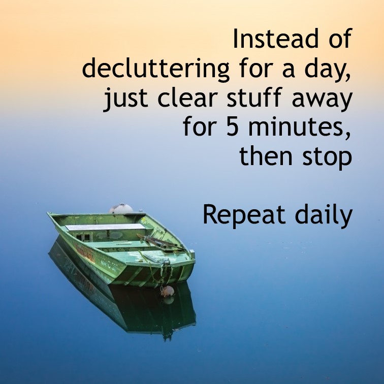 ClutterMeister's tweet photo. A simple #recipe for getting rid of #clutter. #startnow and stay #clutteraware @apdouk https://t.co/I7gsZlVfYw