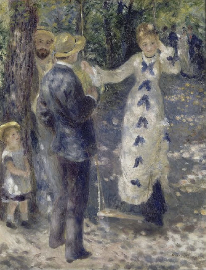 The Swing, Auguste Renoir 1876 (Musée d’Orsay, Paris📍)