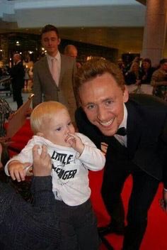 #TomHiddleston With kids