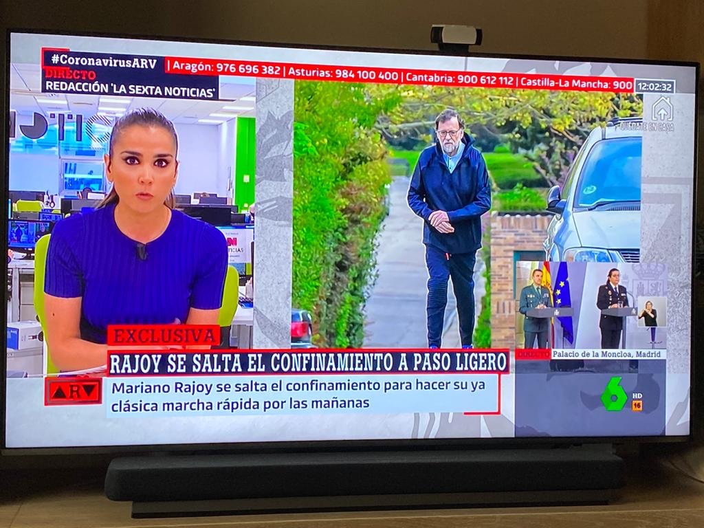 ratm980's tweet photo. @ppmadrid @PPSenado @populares #CoronavirusARV @marianorajoy 

QUE PASA AQUÍ?????

Qué bien no?

#YoMeQuedoEnCasa pero #rajoy no https://t.co/BbXIIF0n8d