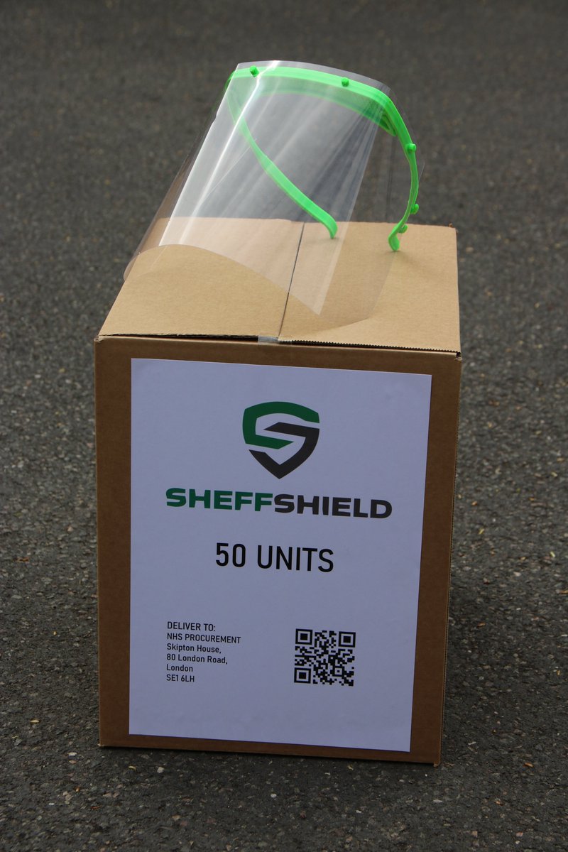 sheffshield's tweet photo. Attention @matthancock in response to your call to action, we’re ready to unleash our potential with #SheffShield, a high volume manufacture, regulation compliant, UK supply chain #PPE face shield for use by #frontline workers. https://t.co/zwXtkgsrl9