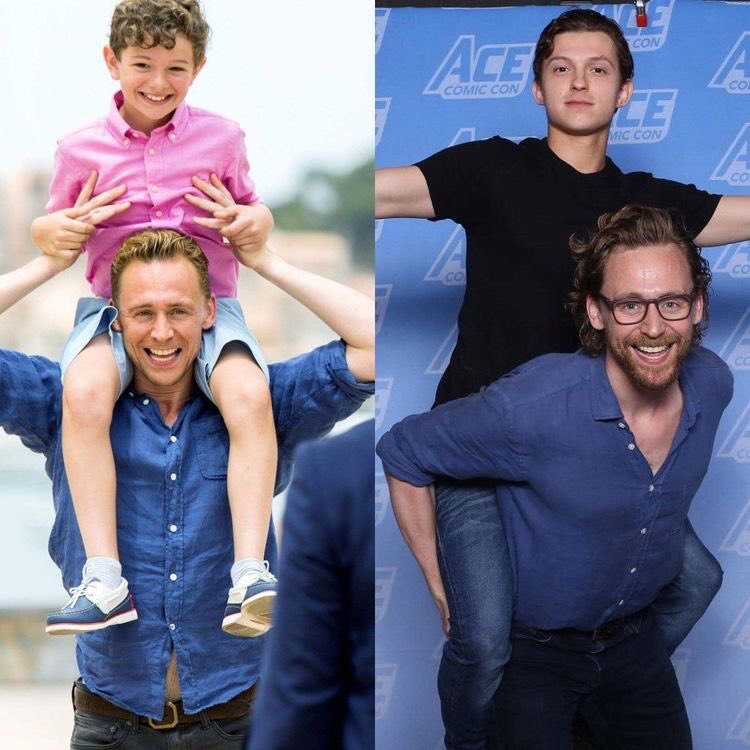  #TomHiddleston With kids _*