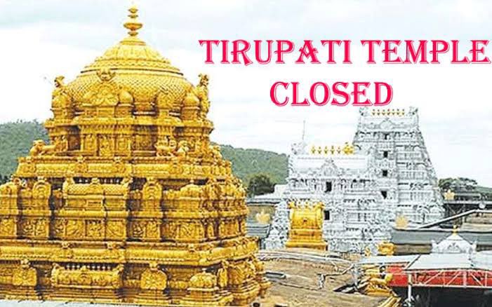 We became a progressive nation and banned all religious institutions.  #Tirumala
