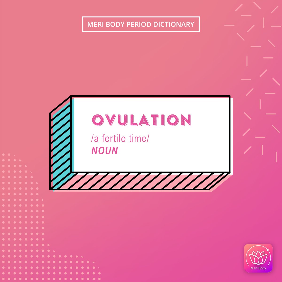 MeriBodyApp's tweet photo. Understanding what ovulation is &amp; when it happens can allow you to make informed decisions about your body. Download the #MeriBodyApp to understand your monthly cycle and make choices that allow you to live your best life w/ good health. https://t.co/NQqaASgPvY #period #ovulation https://t.co/lLW3tWOBn3