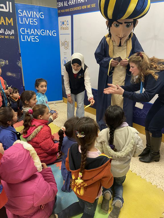 1001inventions's tweet photo. #1001meals is a #partnership between @WFP &amp; #1001inventions. Both teams bring #refugee #children #healthymeals &amp; exciting #STEM activities to help improve #wellbeing. READ reflections from @WFP_Jordan wonderful team about their @1001meals experiences: https://t.co/oGCLcMZE8P #WFP https://t.co/pKdeEWAYxv