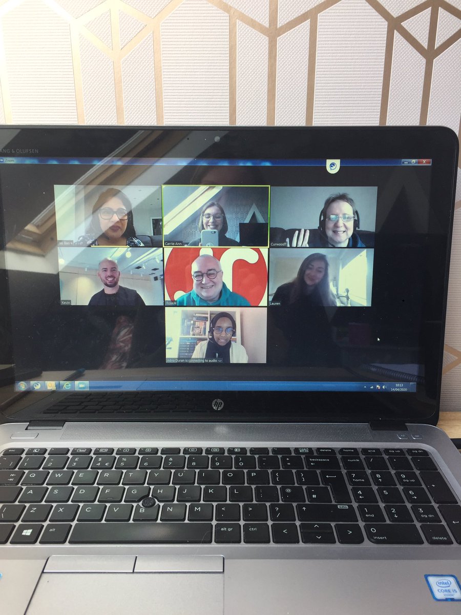 Loved our virtual #NELFTcomms team meeting this morning (minus @Oli_Wilkinson & @Kelly_Rankin1 who are in IMTs today) so good to see everyone’s faces! You guys rock 👍Thank you for all you are doing to support @NELFT right now! #proud #nhscomms