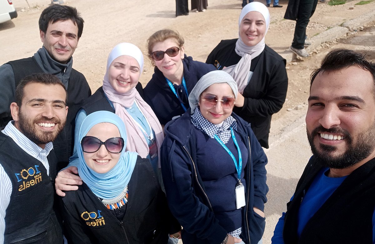 1001inventions's tweet photo. #1001meals is a #partnership between @WFP &amp; #1001inventions. Both teams bring #refugee #children #healthymeals &amp; exciting #STEM activities to help improve #wellbeing. READ reflections from @WFP_Jordan wonderful team about their @1001meals experiences: https://t.co/oGCLcMZE8P #WFP https://t.co/pKdeEWAYxv