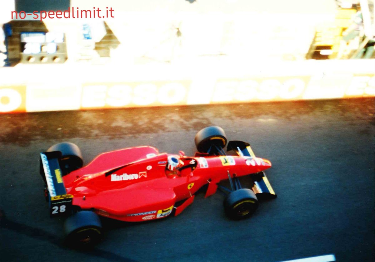 NoSpeedLimit_it's tweet photo. #throwbacktuesday 1994 🇮🇹 #gpmonza #monzagp #italygp #gpitalia #formula1 #gerhardberger 🇦🇹 on #ferrariformula1 #28 second on the grid and at the finish line 🏁#iocero❤️ https://t.co/abFRVZYjk5
