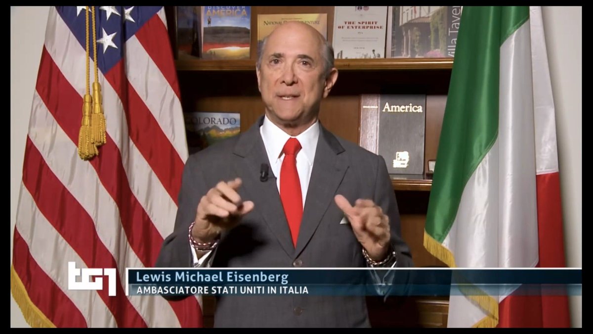 #AmbEisenberg: Stati Uniti e Italia sostengono valori democratici, credono nella libertà dell'individuo e nella responsabilità dei governi per la salute e la sicurezza dei propri cittadini. Supereremo questa emergenza insieme. #COVID19 🇺🇸🤝🇮🇹