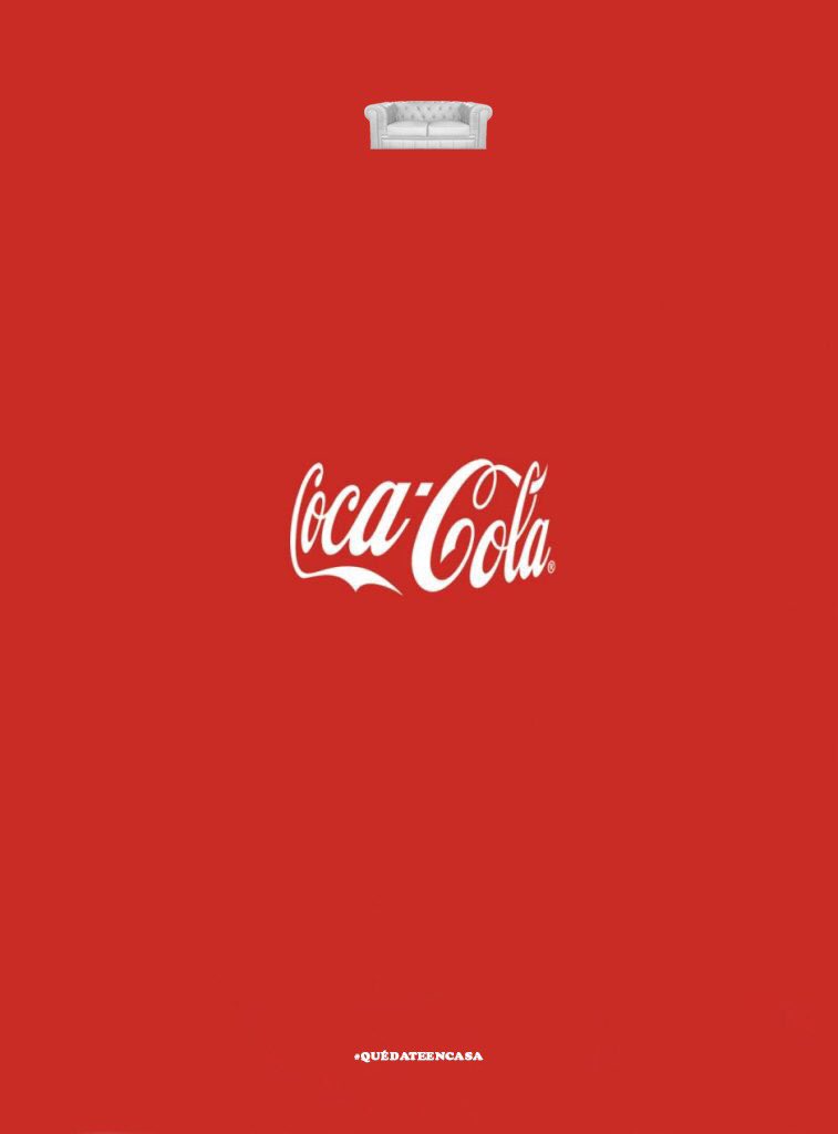 NeverZapping's tweet photo. Nos encantó la campaña de @cocacolait y @publicisitaly ahora estábamos aburridos y queríamos hacer nuestra humilde versión, esperamos que nos perdonéis @cocacola_esp @cocacola @Publicis_Spain @PublicisItaly #quédateencasa #yomequedoencasa #COVIDー19 https://t.co/tyKQG0brtK