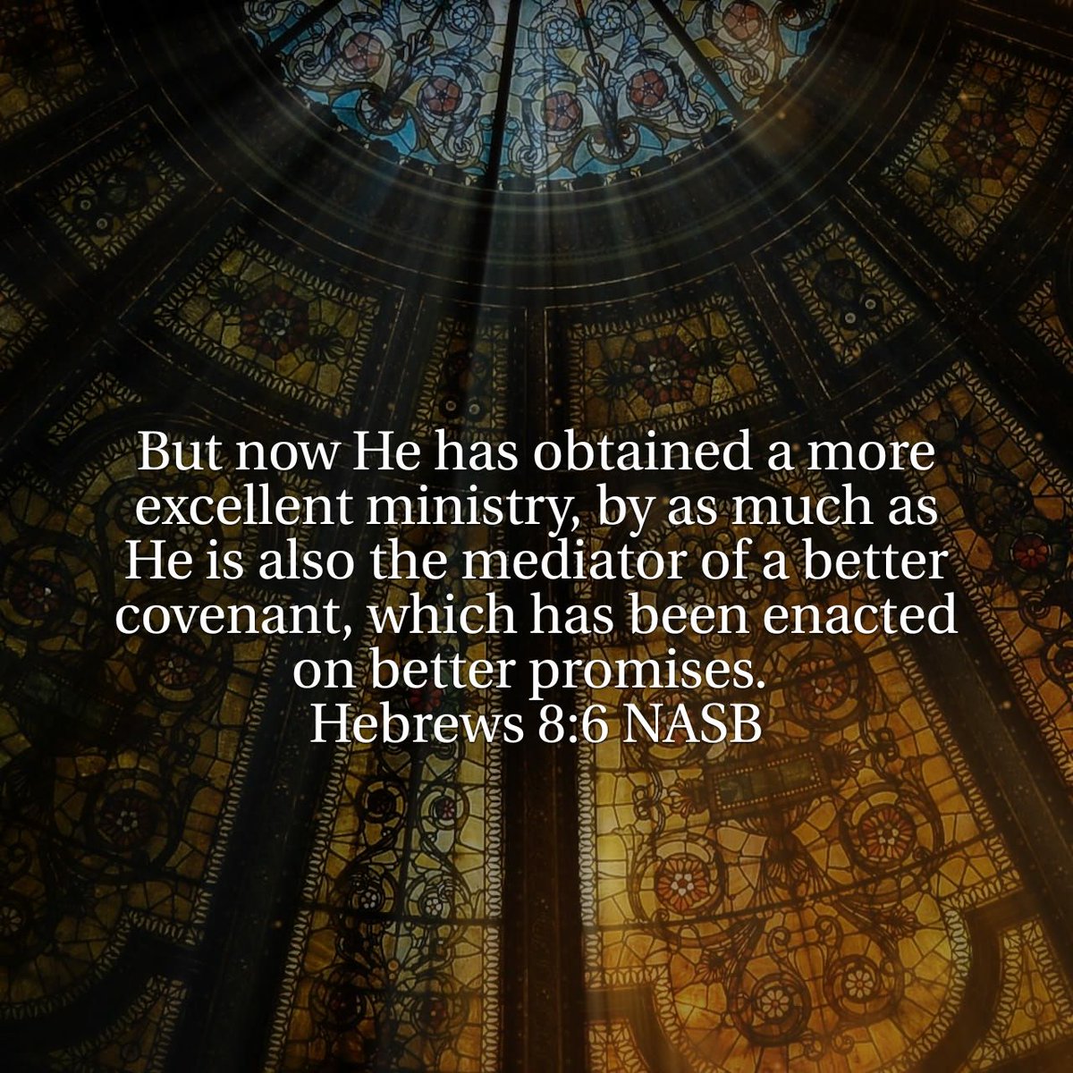 WordIntl's tweet image. Jesus is the mediator of the New Covenant with Better Promises!

But now He has obtained a more excellent ministry, by as much as He is also the mediator of a bett…
bible.com/bible/100/heb.…