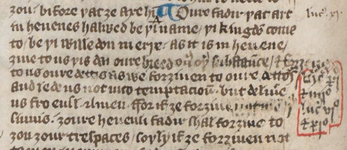 Earlier  #Wycliffite  #MiddleEnglish versions lack it.( @corpuscambridge  @ParkerLibCCCC mss 147 & 440, respectively)