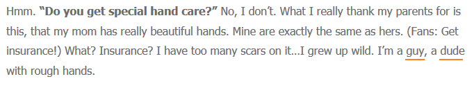 insisting that baekhyun should be referred to as a man, when in fact he IS a male and has always identified with he/him pronouns, isn't misogynistic...it's in fact basic respect and something we shouldn't have to argue over. (cont.)