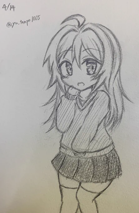 アナログ思ってたより描けた 