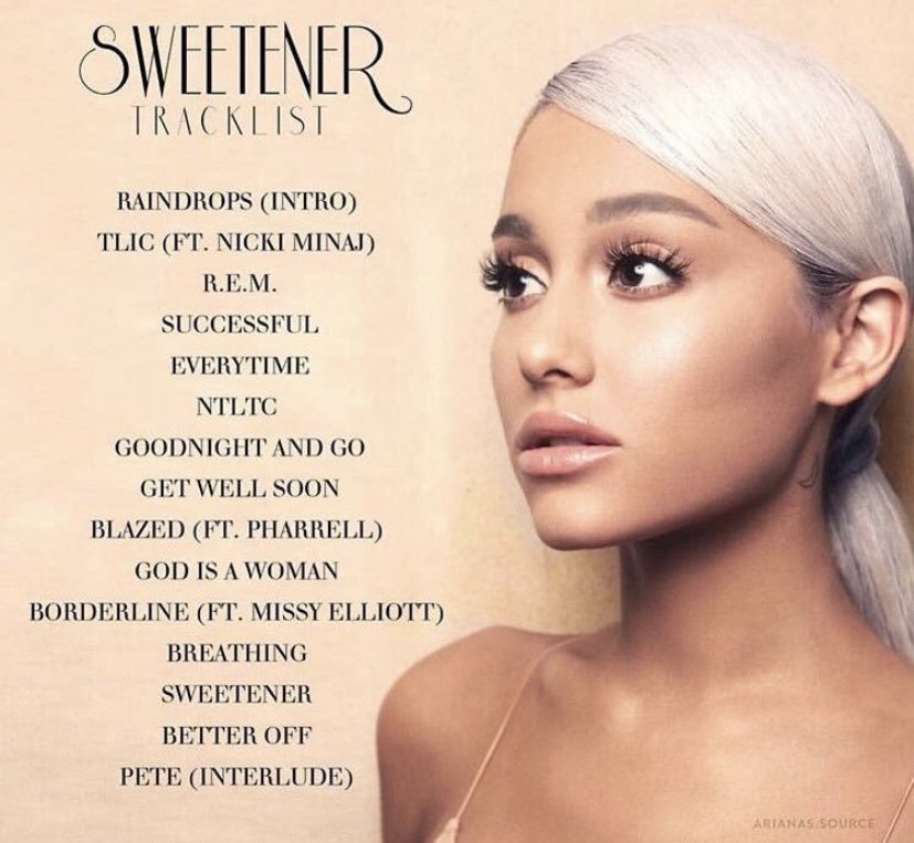 14.Ariana Grande- Sweetener