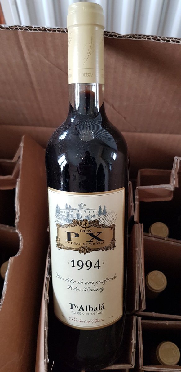 pxcollector's tweet photo. New delivery...gran reserva 1994
#toroalbala #donpx https://t.co/4j03EwiDpH