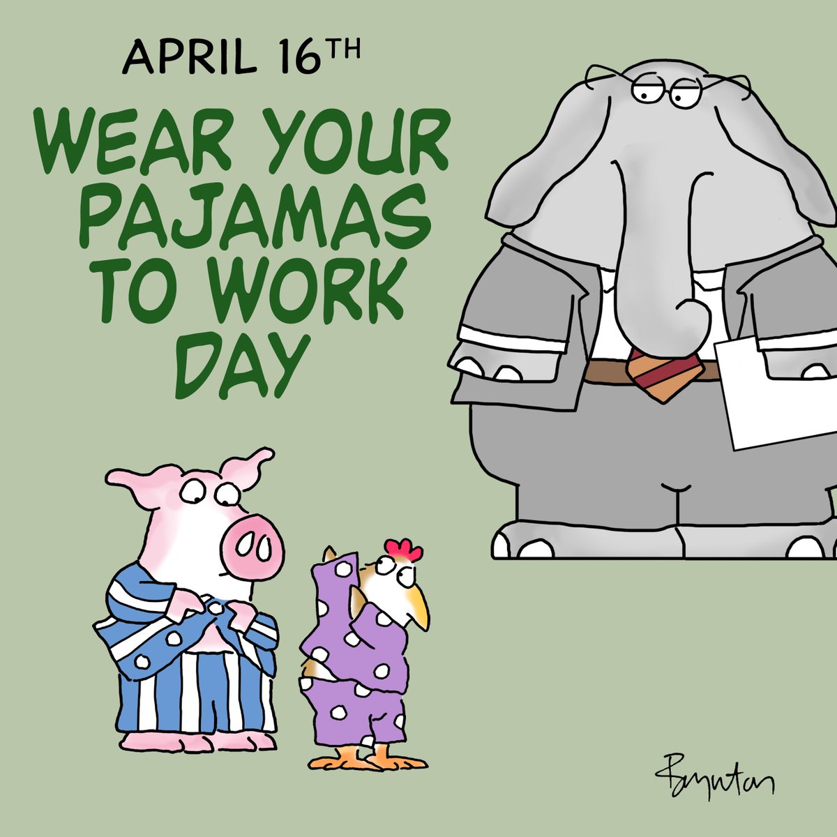 WaterlooLibrary's tweet photo. Somehow "Wearing Your Pajamas to Work Day" just isn't quiet so special this year. #everydaynow #wfh #stayinghome #wearyourpajamastoworkday https://t.co/pKe295XeKd