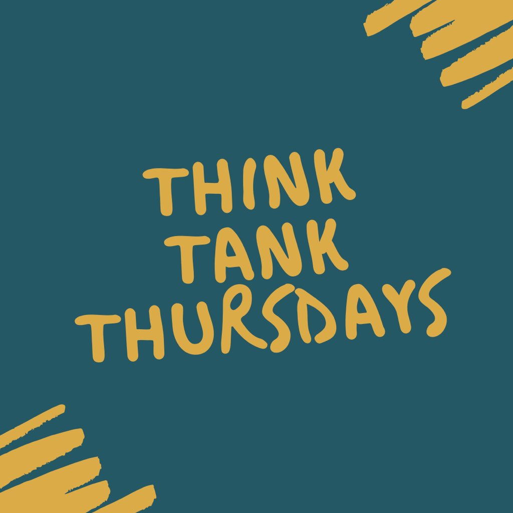 Join us each Thursday for our “Think Tank” as part of our transition to online programming. Check out our Instagram for more info!