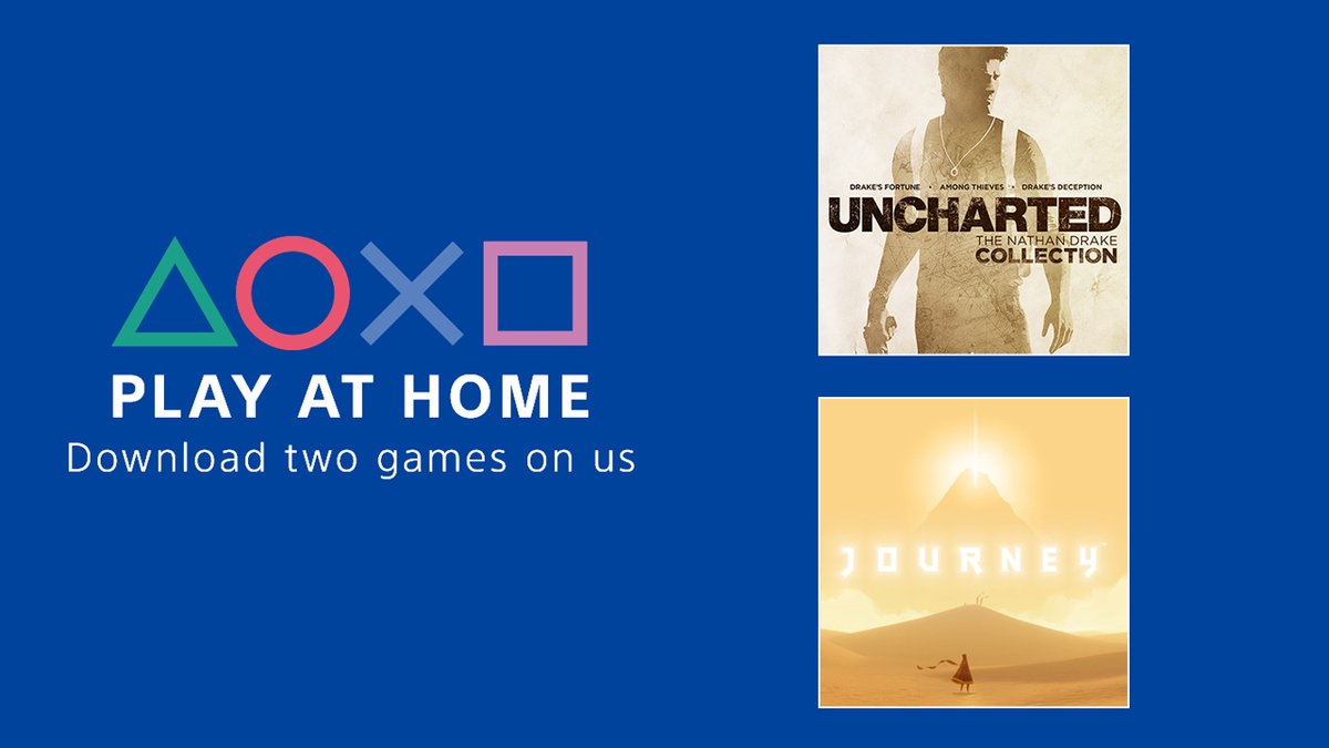 Playstation Asia Announcing The Play At Home Initiative Stay Safe And Pick Up Uncharted The Nathan Drake Collection And Journey For Free From 16 April Through 5 May Playathome Playstation Asia Announcing The Play At Home Initiative Stay Safe And Pick Up Uncharted The Nathan Drake Collection And Journey For Free From 16 April Through 5 May Playathome