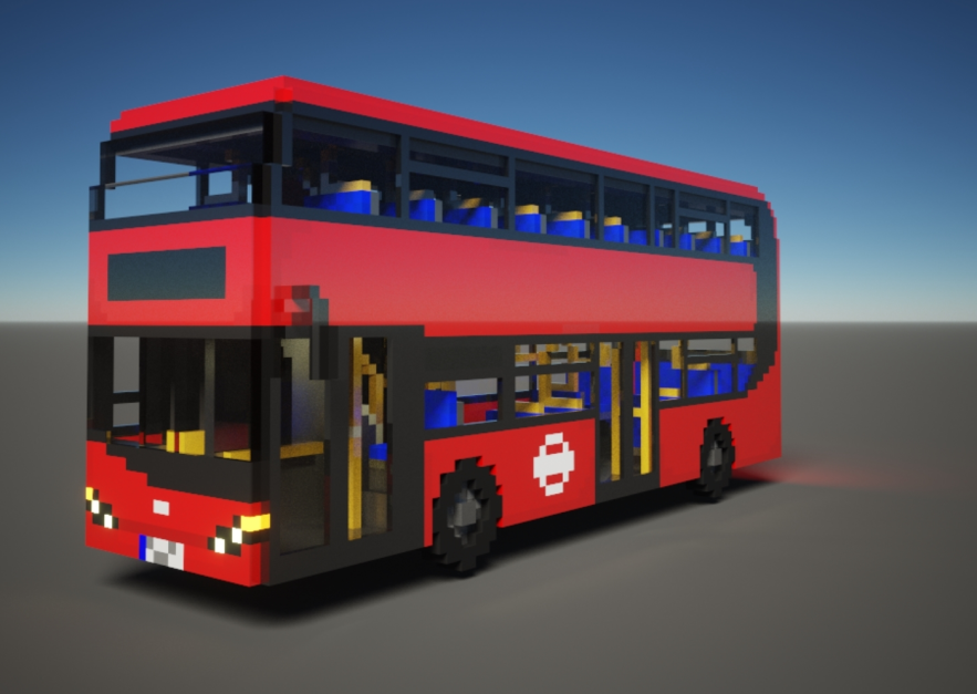 BatchAnimation's tweet image. A beautifully modelled Bus for an upcoming project - Wonder where it's set?... @MineToBlend
