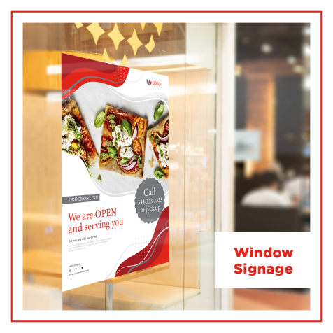 Window signage can be a great way to announce that you are still open offering curbside, drive-thru or delivery services. It is one of the least expensive options and looks nice at the same time. ag-orem.pro/EMC-Window-Gra… #WindowSignage #signs #marketing #windowgraphics #COVID19