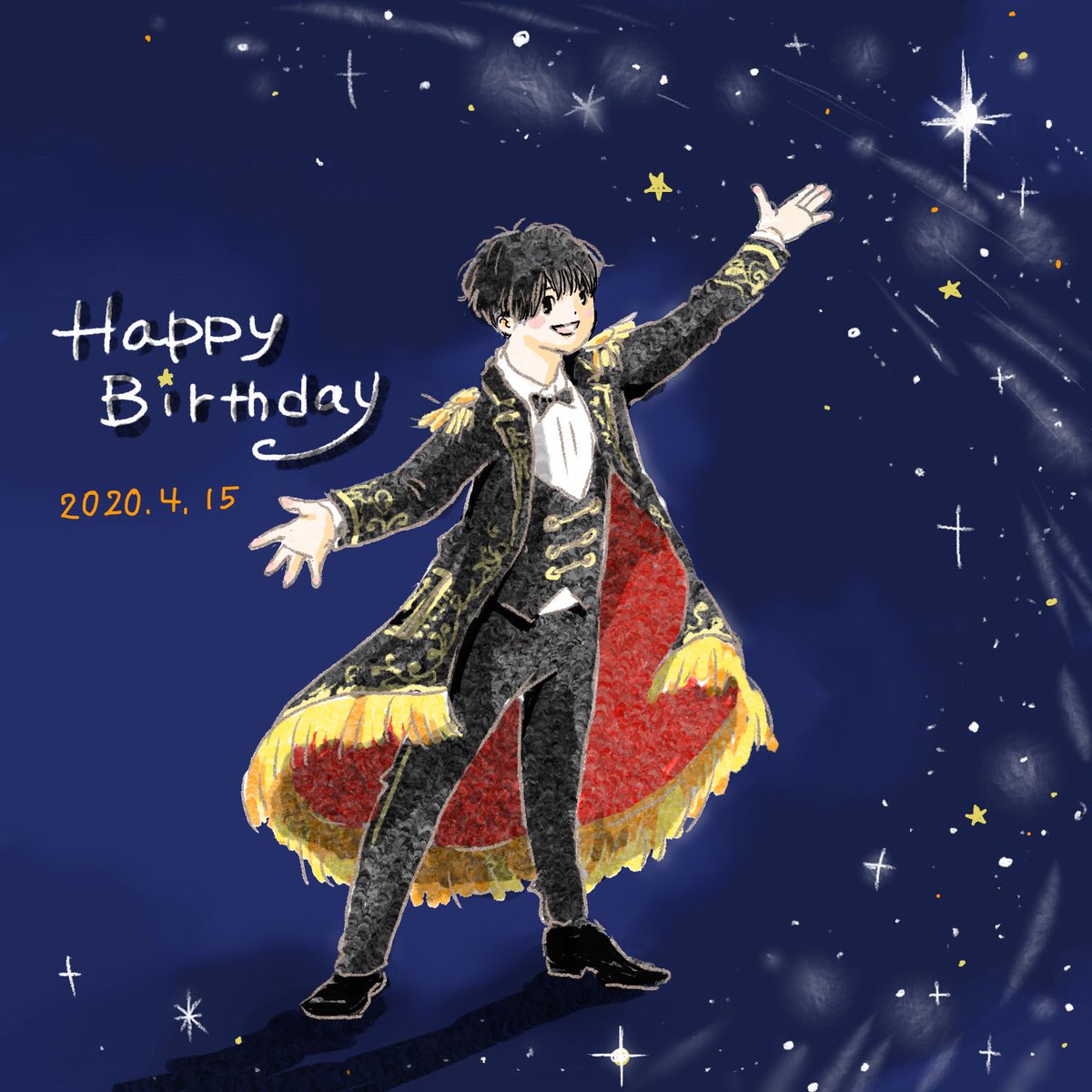 りょん Paradeのop衣装をまとった大ちゃんが 星の 夜空の 王子様のようで Happy Birthdayの文字もかわいくて 全部全部素敵です りょん Paradeのop衣装をまとった大ちゃんが 星の 夜空の 王子様のようで Happy Birthdayの文字もかわいくて 全部全部素敵です
