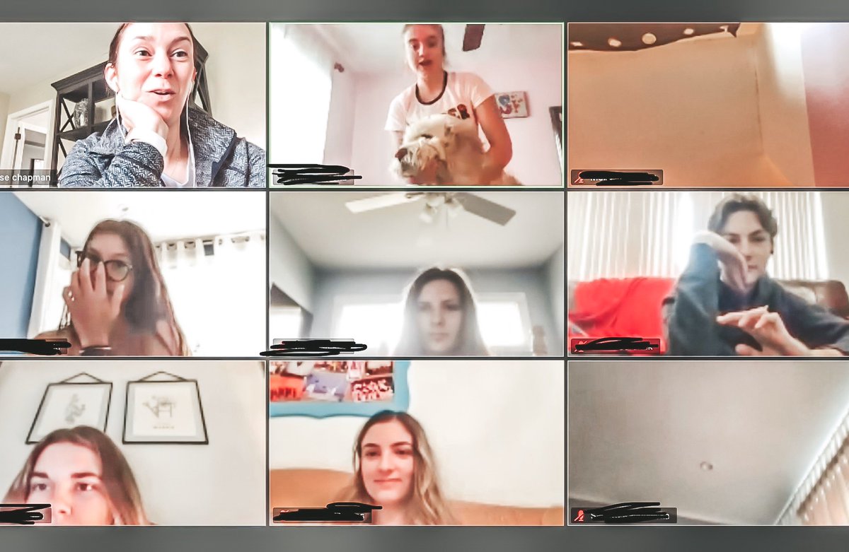 Today was “Bring Your Pet To Zoom Day” 🐶🐱 #214learns #remotelearning